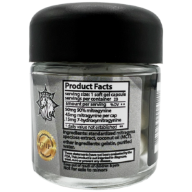 Zion Herbals Platinum 90 20ct with 90% MIT Kratom Soft Gel