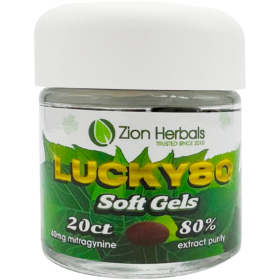 Lucky 80 20ct with 80% MIT Kratom Soft Gel - Image 2