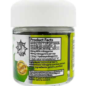 Lucky 80 20ct with 80% MIT Kratom Soft Gel - Image 3
