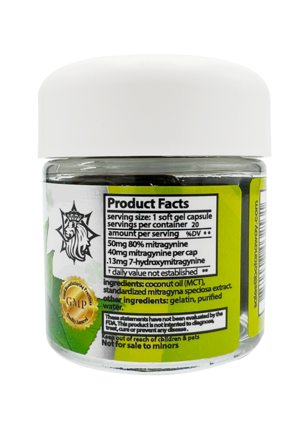 Lucky 80 20ct with 80% MIT Kratom Soft Gel - Image 3