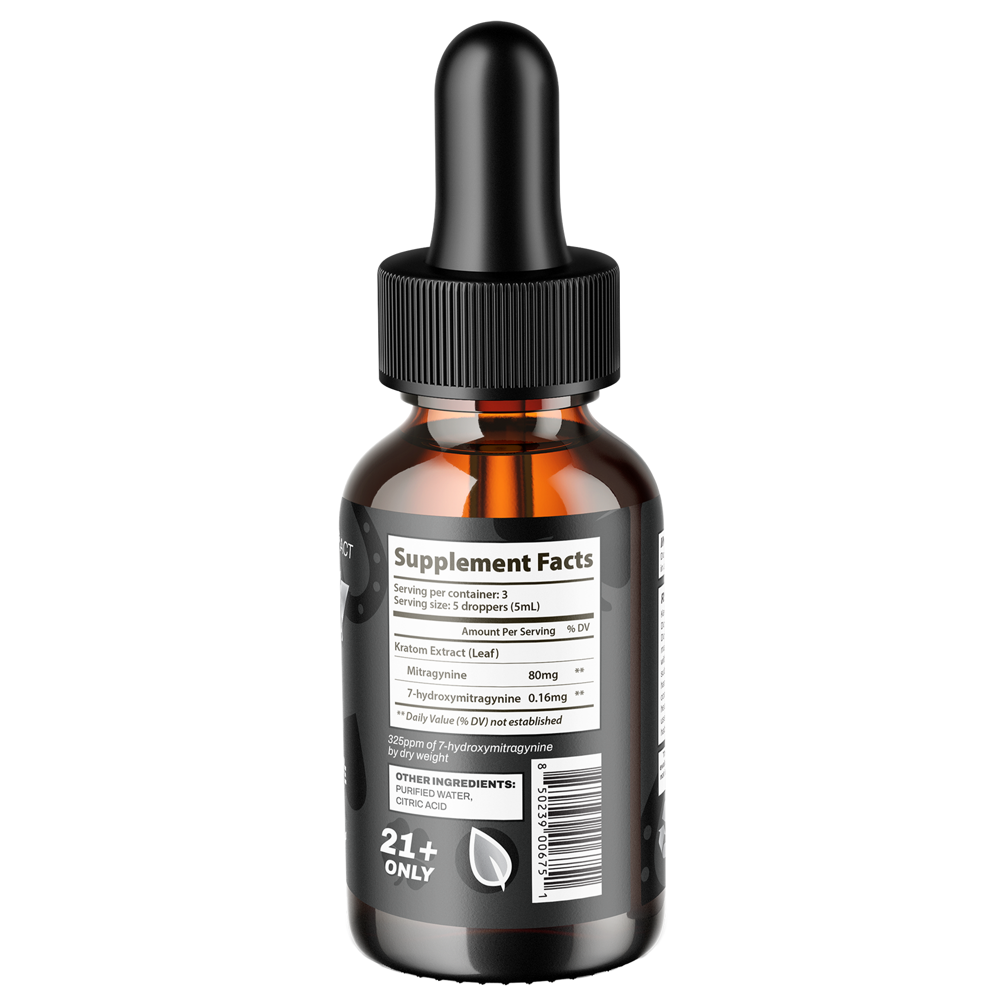 Lucky90 15mL Liquid Extract Back - Updated