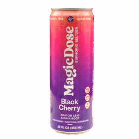 Magic Dose Euphoric Seltzer Black Cherry