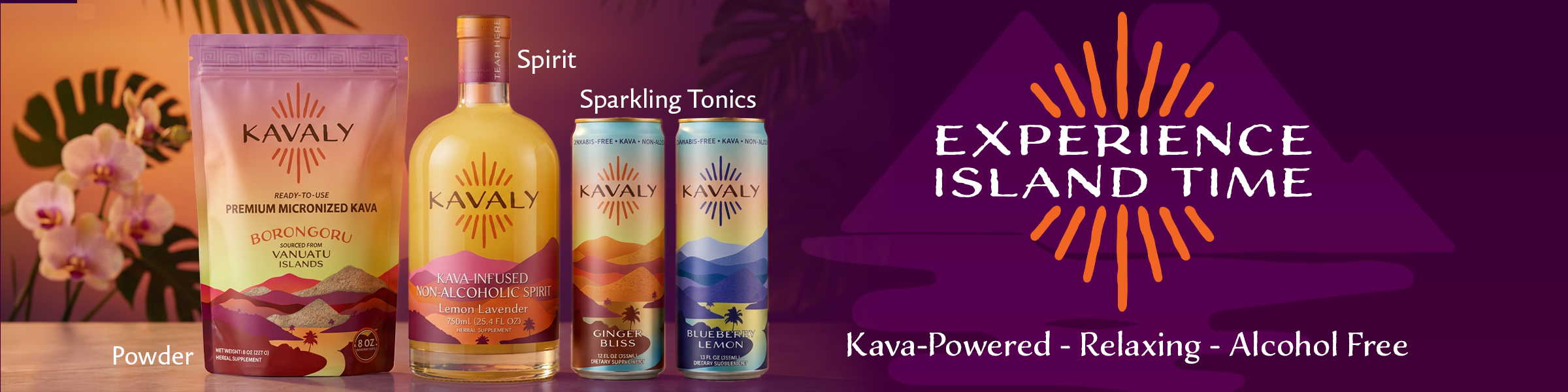Kavaly Selection- Tonics, Spirits, Powders